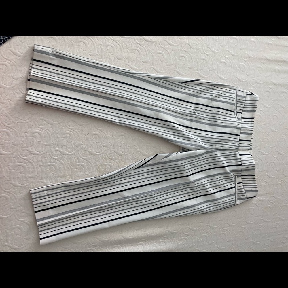 Striped Capri Pants by 7th Avenue Suiting